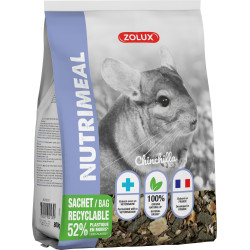 zolux Compound food for chinchilla, nutrimeal 800g sachet Chinchilla food