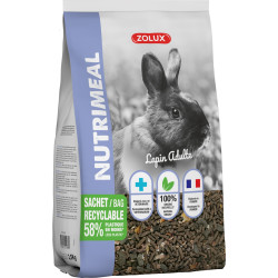 zolux Nutrimeal Pellet per conigli nani adulti - 2,5 kg Cibo per conigli
