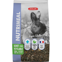 zolux Nutrimeal Pellet per conigli nani adulti - 2,5 kg Cibo per conigli