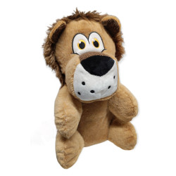 Peluche pour chien Peluche Henny Lion couleur brun 37cm jouet pour chien
