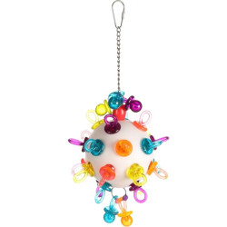 Flamingo Toy ball nippels ø 14 cm voor parkieten Speelgoed