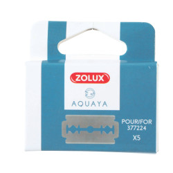 zolux 5 Lâminas de recarga para raspador de aquário 377224 Manutenção de aquários, limpeza