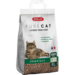 zolux PureCat 8 L (5,66 kg) żwirek dla kotów na granulat drzewny Litiere