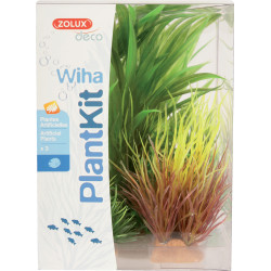 zolux Wiha n°2 plantas artificiales 3 piezas H 20 cm Plantkit decoración acuario Plante