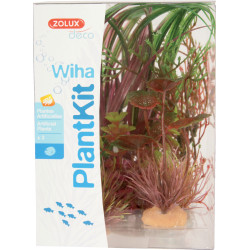 zolux Wiha n°3 künstliche Pflanzen 3 Stück H 21 cm Plantkit Aquarium Dekoration Plante
