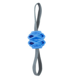zolux Pelota de TPR azul ø 7,8 x 31,5 cm para perros Juegos de recompensa caramelos