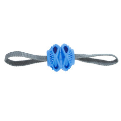 zolux Pelota de TPR azul ø 7,8 x 31,5 cm para perros Juegos de recompensa caramelos