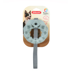 zolux Brinquedo circular TPR para cão com guloseimas cáqui ø 12x 36 cm Jogos de recompensas doces