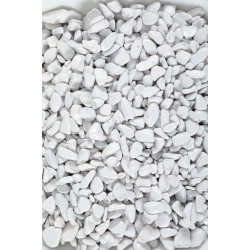 Sols, substrats Gravier aqua Sand ekaï blanc 5-12 mm sac de 1 kg aquarium
