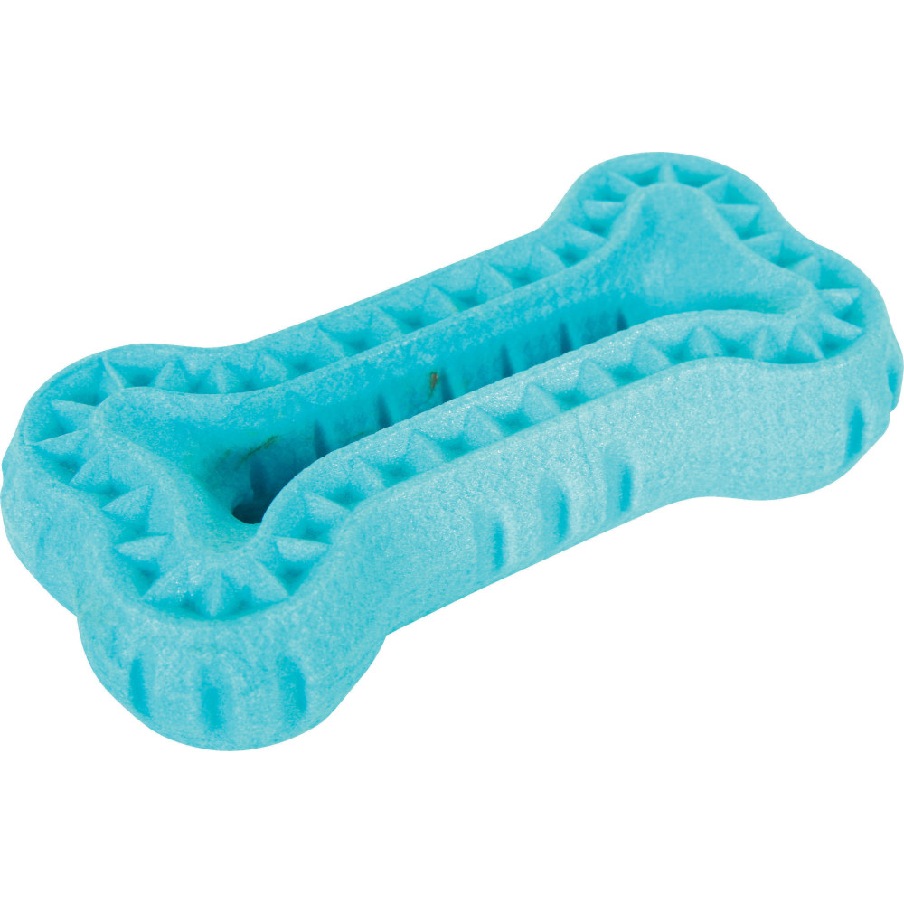 zolux Os-Spielzeug 13 cm x 2.5 cm blau Moos TPR schwimmend für Hunde Hundespielzeug