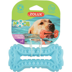 zolux Moos TPR 13 cm x 2,5 cm azul hueso flotante juguete para perros Juguete para perros
