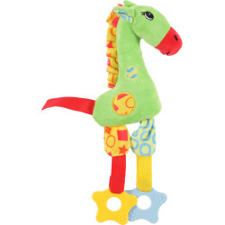 zolux PUPPY Groen giraffen pluchen speeltje. 30 cm. voor puppies. Pluche voor honden