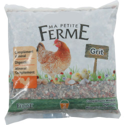 zolux Grit Verdauungshilfe 2kg Beutel Mineralfuttermittel für Hühner Nahrungsergänzungsmittel