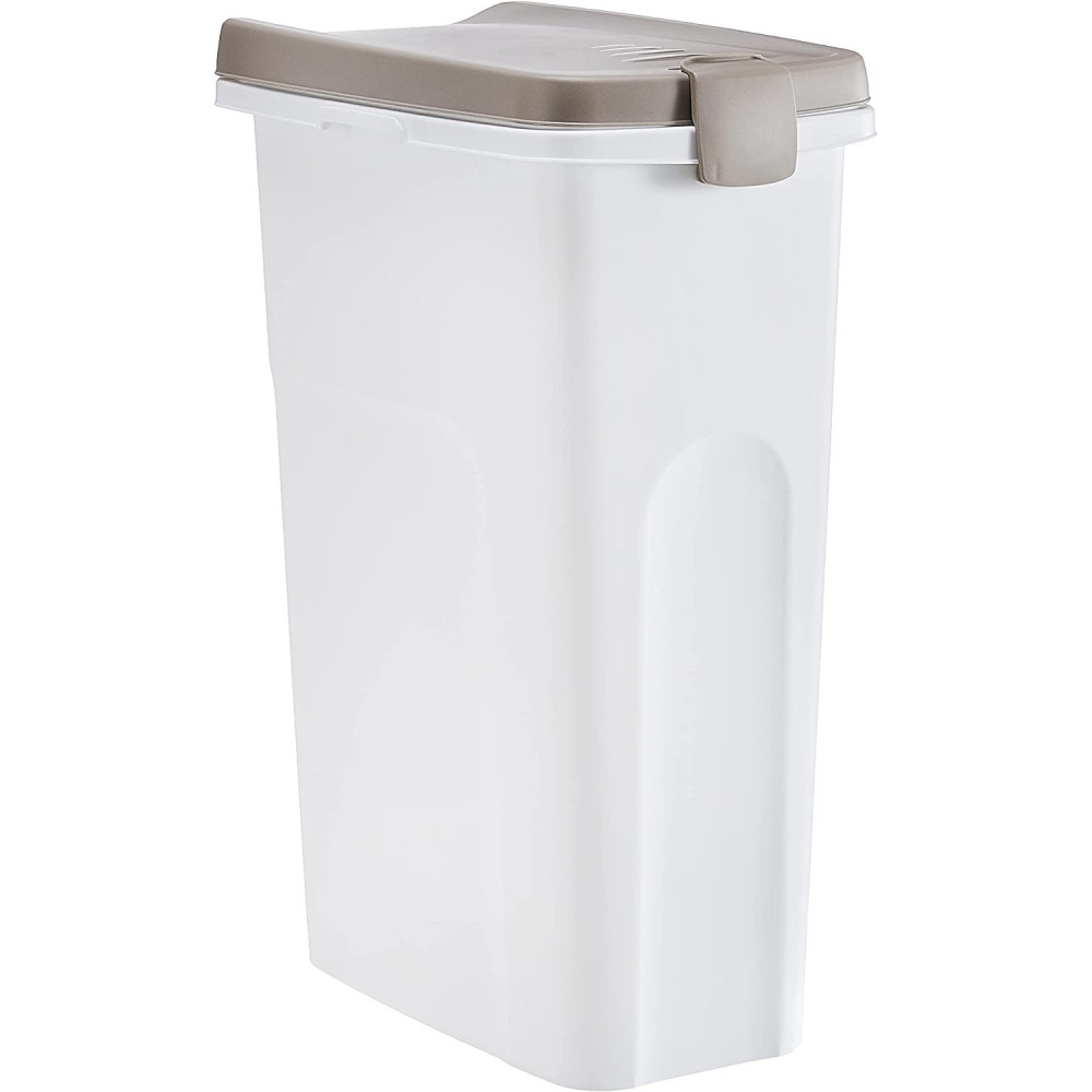 Stefanplast Caixa de plástico de 40 litros hermeticamente selada. Caixa de armazenamento de alimentos