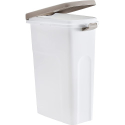Stefanplast Caixa de plástico de 40 litros hermeticamente selada. Caixa de armazenamento de alimentos