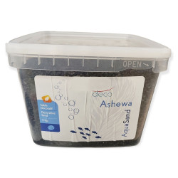 zolux Cascalho decorativo 2-3 mm de areia preta Ashewa aquaSand 5 kg. para aquário Solos, substratos