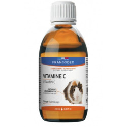 Francodex complemento alimenticio de vitamina c para cobayas 250 ml Aperitivos y suplementos