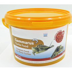 Flamingo Gammarus 3Litros balde de comida natural para tartarugas aquáticas Alimentação