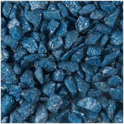 Sols, substrats Gravier brillant Néon bleu foncé 1 kg aquarium