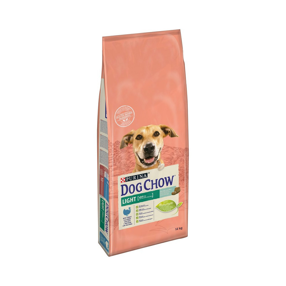 Purina Croquettes pour chien Light avec de la dinde 14Kg Dog CHOW Alimentation chien