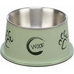 Trixie 0,9-Liter-Napf ø 19 cm für langohrige Hunde, Edelstahl-Kunststoff - zufällige Farbe. Gamelle, Napf