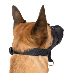 Trixie Maulkorb aus Gurtband Größe L-XL für Hunde Berner Sennenhund, Golden Retriever. Maulkorb