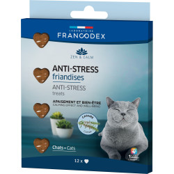 Francodex Golosinas antiestrés en forma de corazón x12 para gatos Golosinas para gatos
