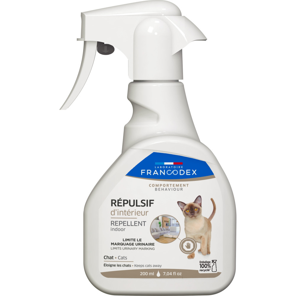 Francodex Spray odstraszający do wnętrz 200 ml, dla kotów Répulsif