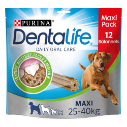 Purina 12 Kausticks für große Hunde (25-40kg) DENTALIFE Kau-Süßigkeit