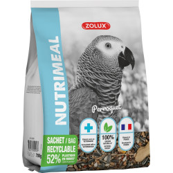 zolux Nutrimeal sementes de papagaio - 700g. Semente alimentar