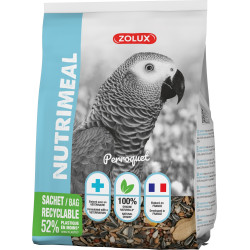 zolux Nutrimeal sementes de papagaio - 700g. Semente alimentar