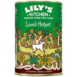 Lily's Kitchen Hotpot de cordero para perros . 400G Cordero Hotpot COCINA DE LILY Comida para perros en paté y en rodajas