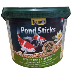 Tetra Pond Sticks balde de 10 litros 1,2 kg TETRA para peixes ornamentais em lagos de jardim comida de lago