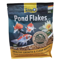 Tetra Pond Flakes 4-Liter-Beutel, 800 g schwimmendes Futter für Zierfische teichfutter