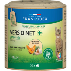 Francodex Parasite Repellent 30 comprimidos para gatos Controlo de pragas felinas