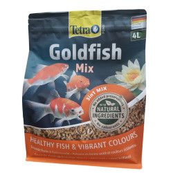 Tetra Goldfish mix 4 litros -560 g para peixes dourados de lago comida de lago