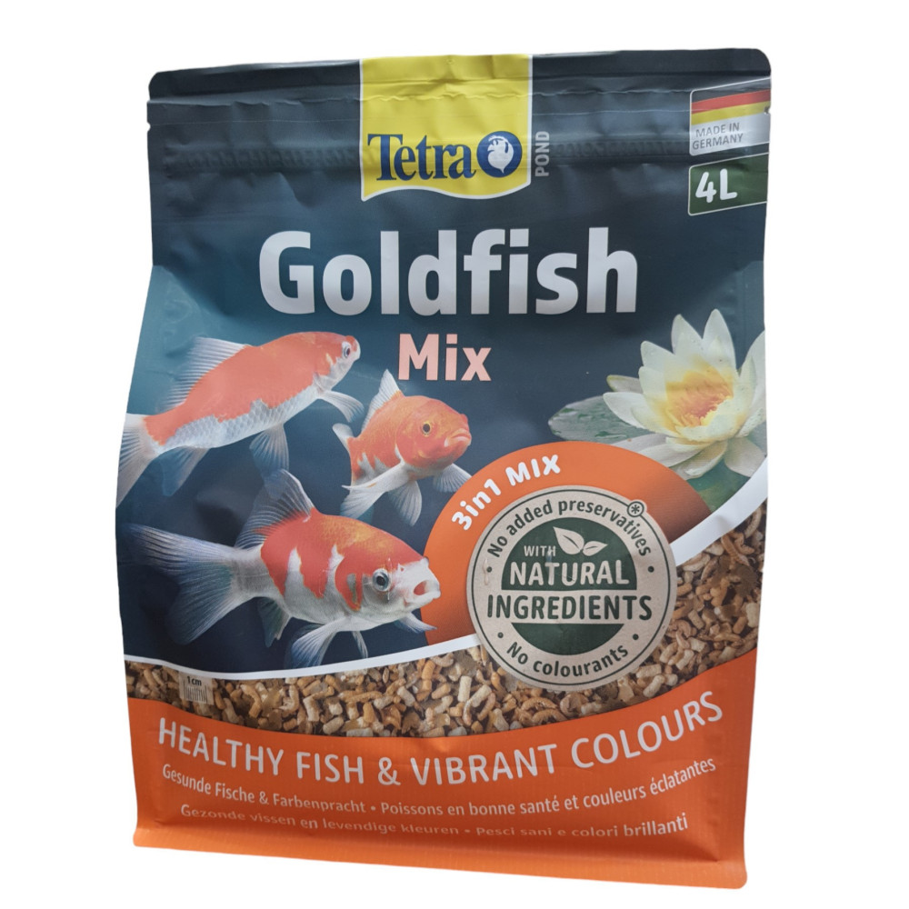 Tetra Goldfish mix 4 Liter -560 g für Goldfische im Teich teichfutter