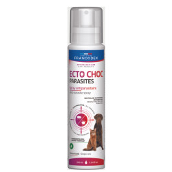 Francodex Ecto Choc Parasites 200 ml środek przeciwpasożytniczy dla psów i kotów Spray antiparasitaire