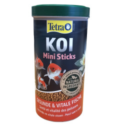 nourriture bassin Aliment complet Koï stick junior 1 litre , 370 g pour carpes koï de bassin jusqu'à 15 cm