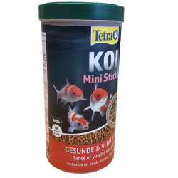 nourriture bassin Aliment complet Koï stick junior 1 litre , 370 g pour carpes koï de bassin jusqu'à 15 cm