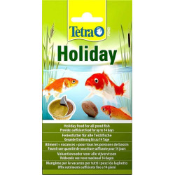 Tetra Alimento completo Holiday de 14 dias para peixes vermelhos de lago e carpas koi comida de lago