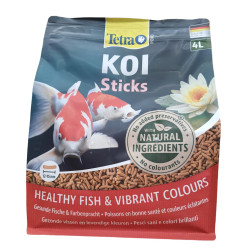 Tetra Alimento flutuante completo Koi stick 4 litros , 650 g para carpas do lago Koi comida de lago