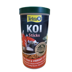 Tetra Alimento flutuante completo Koi stick 1 litro , 140 g para carpas de lago Koi comida de lago