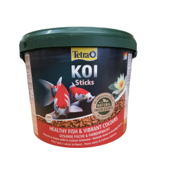 Tetra Schwimmendes Alleinfuttermittel Koi Stick 10 Liter , 1,5 kg für Koi-Teichkarpfen Essen