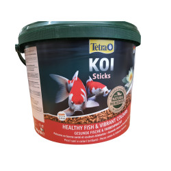 Nourriture Aliment complet flottant Koï stick 10 litres , 1,5 kg pour carpes koï de bassin