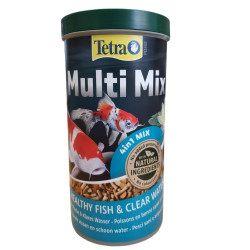 Tetra Alleinfuttermittel Multi Mix 1 Liter , 170 g für Zierfische im Teich teichfutter