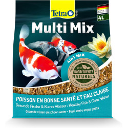 Tetra Alimento completo Multi Mix 4 litros, 760 g para peixes ornamentais de lago comida de lago