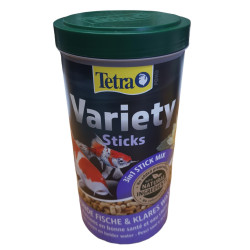 Tetra Variety Sticks 1 Liter - 150 g Futter für Goldfische, Koi-Karpfen und Ihre Melanoten teichfutter