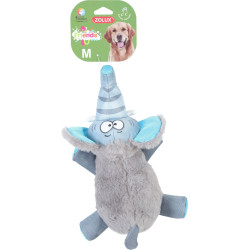 zolux Elefant Yvan M Sound-Spielzeug für mittelgroße Hunde Plüschtier für Hunde