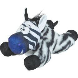 zolux Zebra Caleb M Klangspielzeug für mittelgroße Hunde Plüschtier für Hunde
